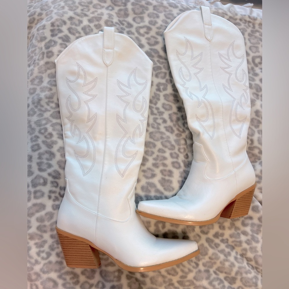 White Cowboy Boots